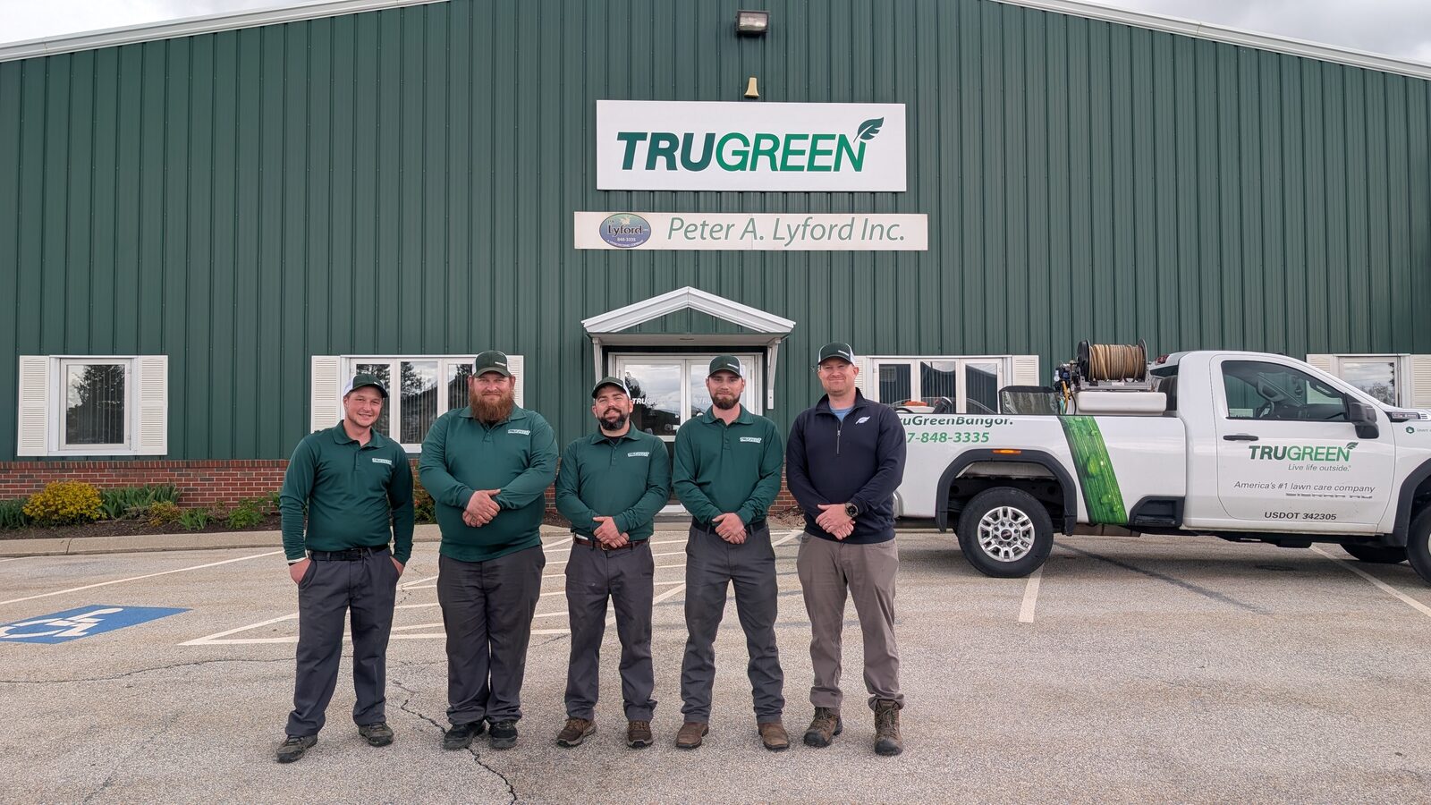 The TruGreen Bangor team — locally owned and operated