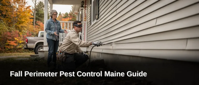 Fall perimeter pest control Maine homeowners schedule stops problems before they move indoors. Most indoor